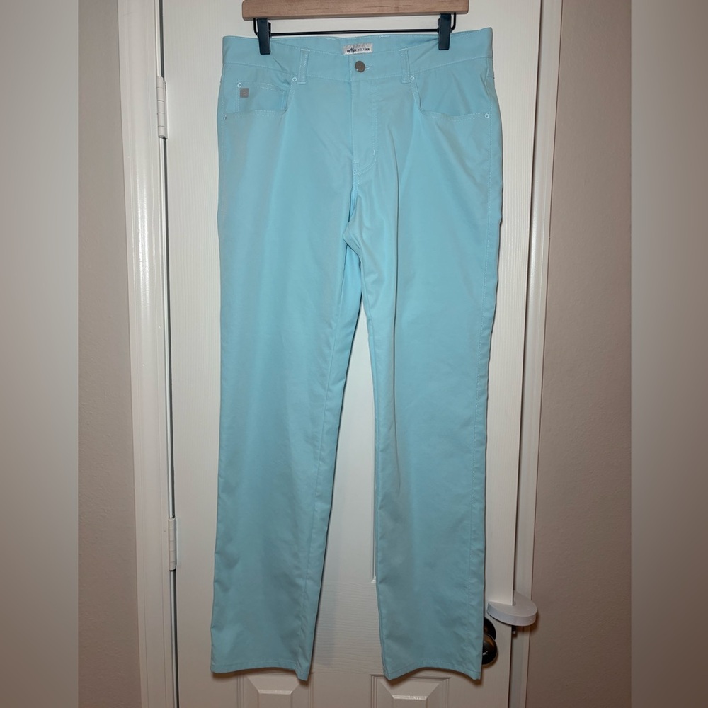 Peter Millar eb66 Performance Five-Pocket Golf Pants‎ Men’s 33×32 Light Blue